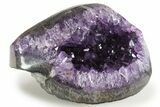 Brilliant Deep-Purple Amethyst Geode - Uruguay #342710-1